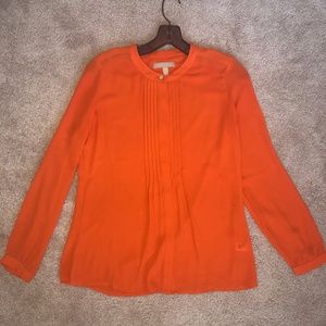 Tangerine Banana Republic Blouse